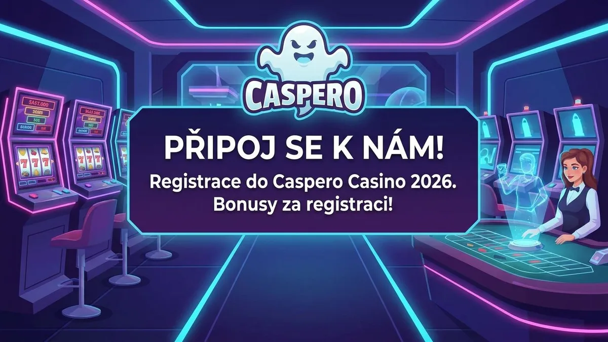 Registrace s bonusem v Caspero Casino